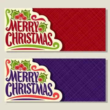 Vector banners for Christmas Stock Illustration