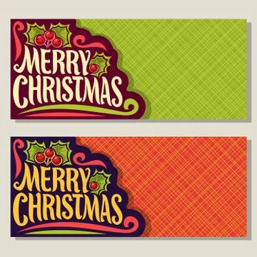 Vector banners for Christmas Illustrazione stock