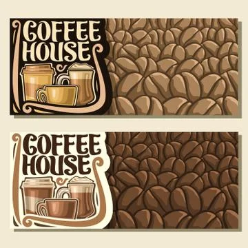 Vector banners for Coffee House Stock Illustration