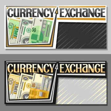 Vector banners for Currency Exchange Stock Illustration