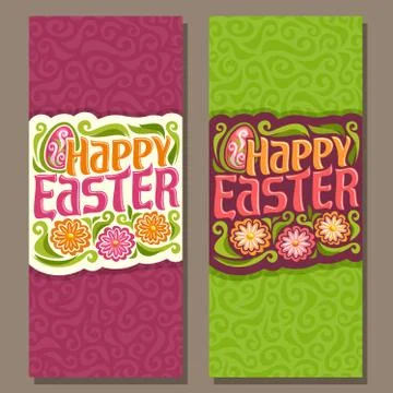 Vector banners for Easter Stock Illustration