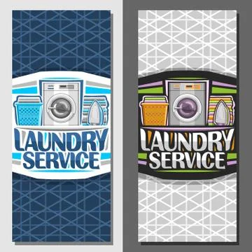 Vector banners for Laundry Service Stock Illustration