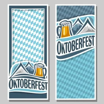 Vector banners for oktoberfest Stock Illustration