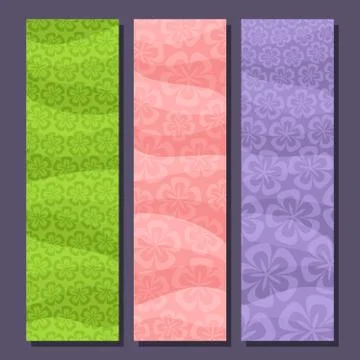 Vector banners for Spring Stock Illustration