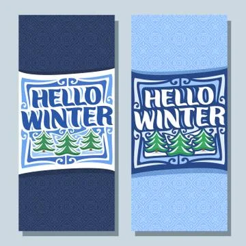 Vector banners for Winter Stock Illustration