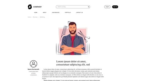 Vector barber in shadow of sharp lines style . Editable illustration Stock Illustration