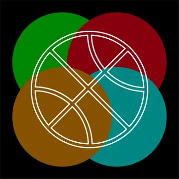 Vector Basket ball - vector basketball Stock Illustration