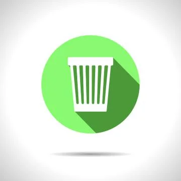 Vector basket icon. Eps10 Stock Illustration