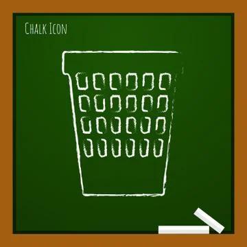Vector basket icon. Eps10 Stock Illustration