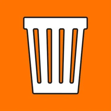 Vector basket icon. Eps10 Stock Illustration