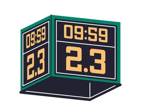 Vector Basketball game element Stock Illustration