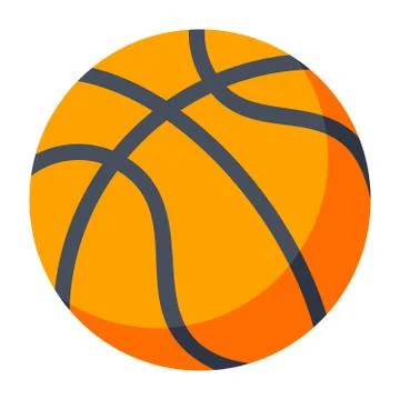 Vector Basketball Icon Stock Illustration