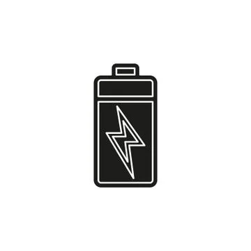 Vector Battery charging - power Battery Stock Illustration