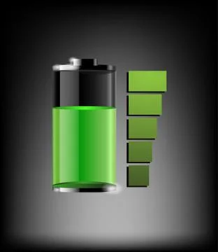 Vector battery icon Иллюстрация
