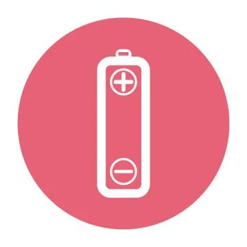 Vector battery icons on white background Stock-Illustration