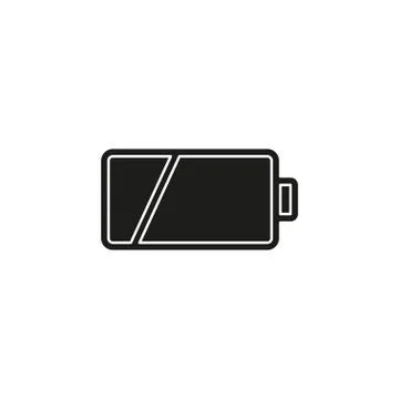 Vector Battery low charging - power Battery Stock Illustration
