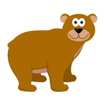Vector bear for your ideas Stock Illustration