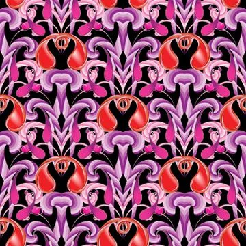 Vector beautiful paisley seamless pattern Stock Illustration