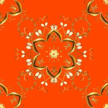 Vector. Beautiful pattern for Wallpapers, packaging. Graceful, delicate ornament Illustrazione stock