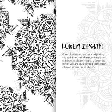 Vector Beautiful vintage decorative elements. Stock Illustration