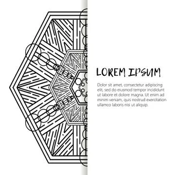 Vector Beautiful vintage decorative elements. Stock Illustration