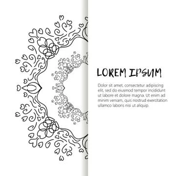 Vector Beautiful vintage decorative elements. Stock Illustration