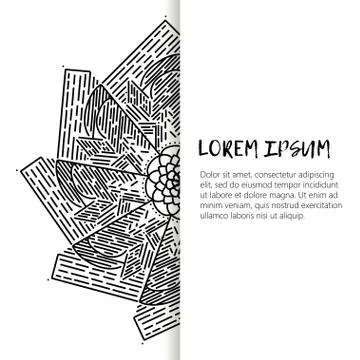 Vector Beautiful vintage decorative elements. Illustrazione stock