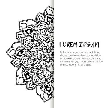 Vector Beautiful vintage decorative elements. Stock Illustration