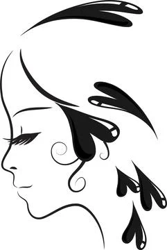 Vector beauty with heart shape design Stock Illustration