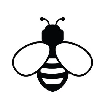 Vector bee icon Stock Illustration