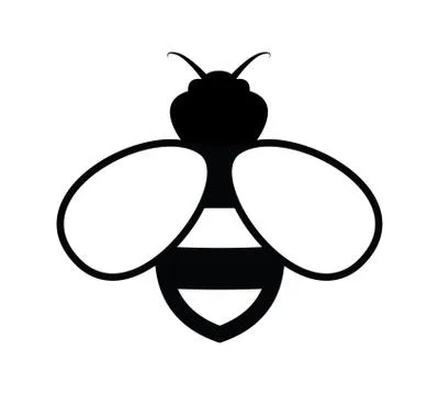 Vector bee icon Stock Illustration