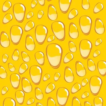 Vector beer drops Stock Illustration