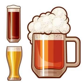 Vector beer Stock-Illustration