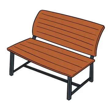 Vector of bench Stock Illustration