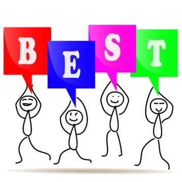 Vector Best Design Illustrazione stock