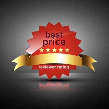 Vector best price label Stock Illustration