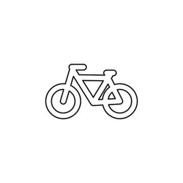 Vector Bicycle icon, vector Stock Illustration