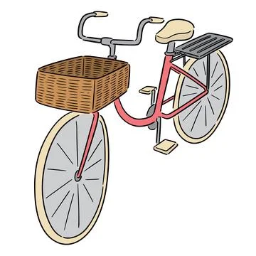 Vector of bicycle Illustrazione stock