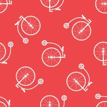 Vector Bicycle Pattern Stockillustratie