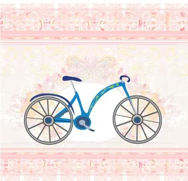 Vector bicycle poster Stock Illustration