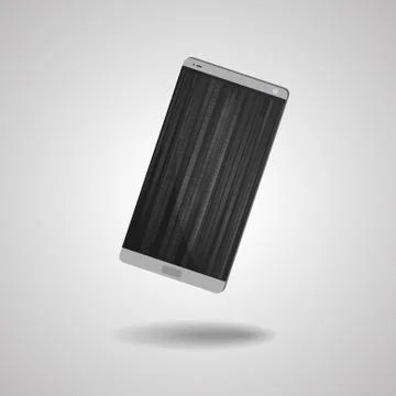 Vector : Binary code inside smartphone Stock Illustration