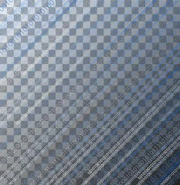 Vector binary code on transparent background Stock Illustration