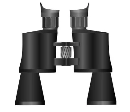 Vector binoculars Stock Illustration