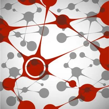 Vector biotechnology dna and network background eps Illustrazione stock