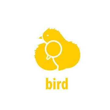 Vector bird logo Stock Illustration