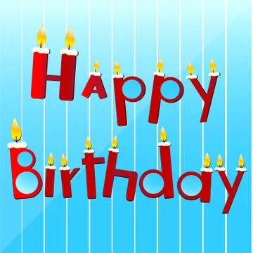 Vector birthday 스톡 일러스트