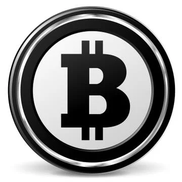 Vector bitcoin icon Stock Illustration