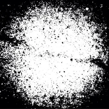 Vector Black Abstract Grunge Texture, Background Template Stock Illustration