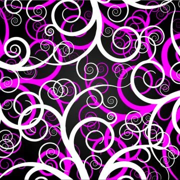 Vector black and pink background Stock Illustration