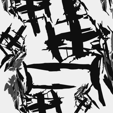 Vector black and white abstract texture. Monochrome. Stock Illustration